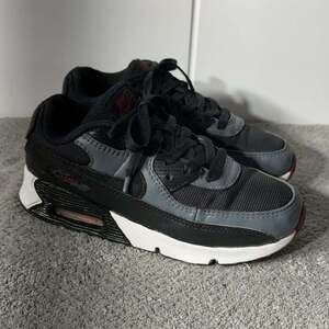 Little Kid's Nike Air Max 90 LTR Anthracite/Black-Team Red